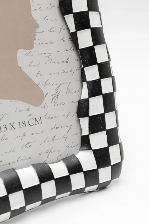 KARE Design Quadro incorniciato Checker nero 13x18cm - KARE> Portafoto