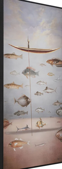 KARE Design Quadro incorniciato Cloud Fisherman Boat 60x120cm - KARE> Quadri