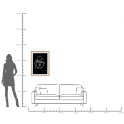 KARE Design Quadro incorniciato Faccia Arte Woman 60x80cm - KARE> Quadri