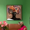 KARE Design Quadro incorniciato Flower Hair 120x120cm - KARE> Quadri