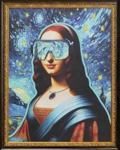 KARE Design Quadro incorniciato LED Art Lady 80x100cm - KARE> Quadri