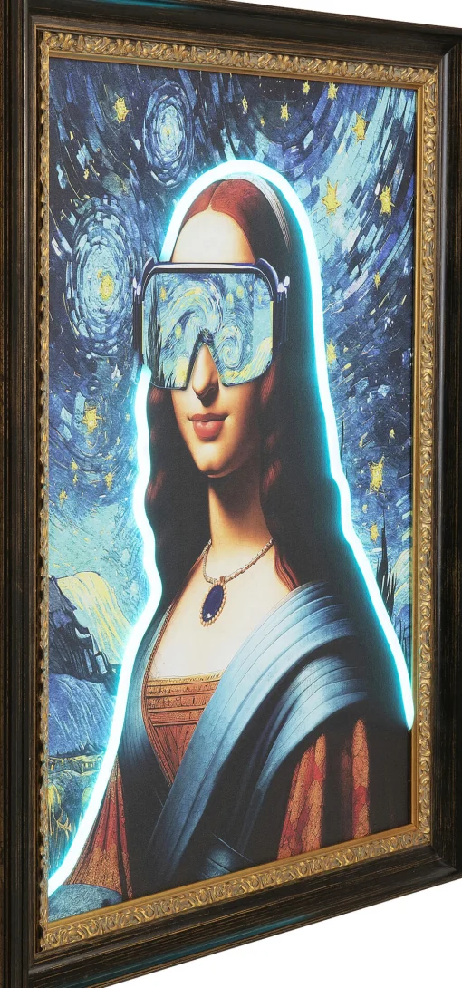 KARE Design Quadro incorniciato LED Art Lady 80x100cm - KARE> Quadri