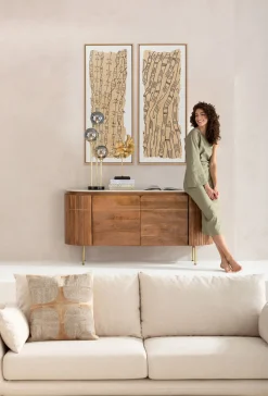 KARE Design Quadro incorniciato Native Spirals 50x150cm - KARE></noscript> Quadri