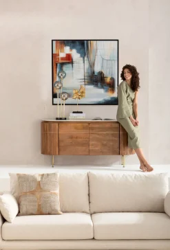 KARE Design Quadro incorniciato Visione Front 100x100cm - KARE></noscript> Quadri