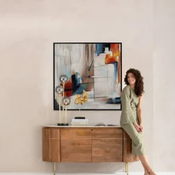 KARE Design Quadro incorniciato Visione Obliquo 100x100cm - KARE> Quadri
