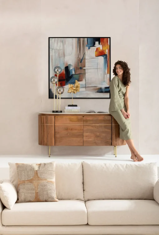 KARE Design Quadro incorniciato Visione Obliquo 100x100cm - KARE> Quadri