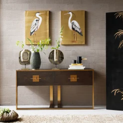 KARE Design QUADRO RITOCCATO DI OLIO HERON LEFT 70X50CM - KARE> Quadri