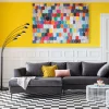KARE Design QUADRO RITOCCATO DI OLIO COLORFUL DOTS 140X200CM - KARE> Quadri