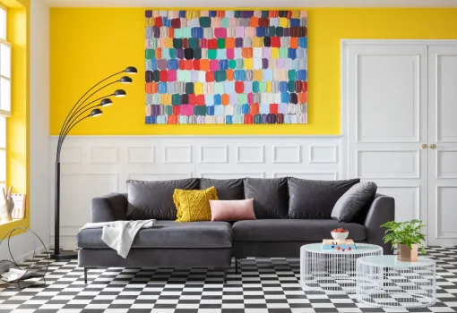 KARE Design QUADRO RITOCCATO DI OLIO COLORFUL DOTS 140X200CM - KARE> Quadri