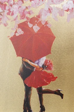 KARE Design Quadro Ritoccato Flower Couple Oro-Rosa 100x80cm - KARE></noscript> Quadri