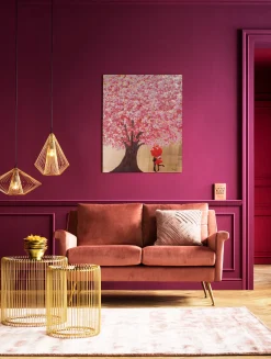 KARE Design Quadro Ritoccato Flower Couple Oro-Rosa 100x80cm - KARE></noscript> Quadri