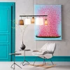 KARE Design Quadro Ritoccato Olio Flower Boat Blu-Rosa 160x120cm - KARE> Quadri