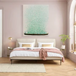 KARE Design Quadro su tela Flower Boat beige verde 120x160cm - KARE> Quadri