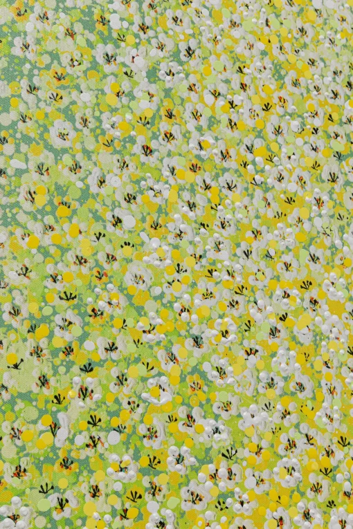 KARE Design Quadro su tela Flower Boat Verde Giallo 80x100cm - KARE> Quadri