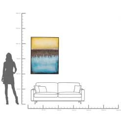 KARE Design Quadro su tela Vista blu 90x120cm - KARE> Quadri