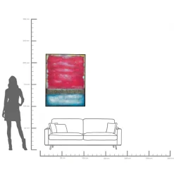 KARE Design Quadro su tela Vista rosso 90x120cm - KARE> Quadri
