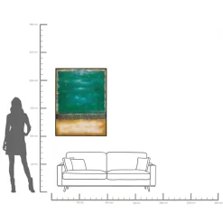 KARE Design Quadro su tela Vista verde 90x120cm - KARE> Quadri