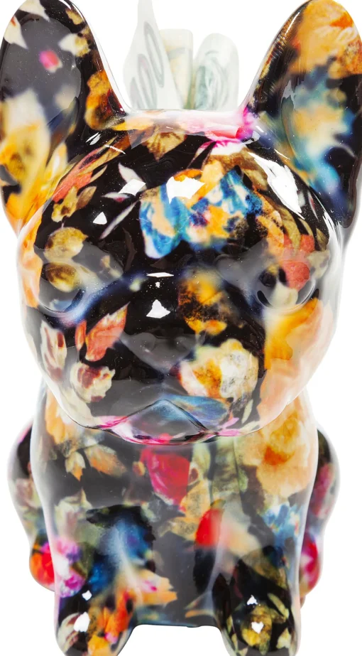 KARE Design Salvadanaio Dog Fiore 12cm assortiti (4 pezzi) - KARE> Salvadanaio