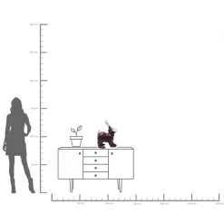 KARE Design Salvadanaio Fetish Bunny Standing borgogna - KARE></noscript> Salvadanaio