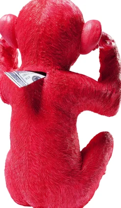 KARE Design SALVADANAIO MONKEY KIKAZARU ROSSO - KARE> Salvadanaio
