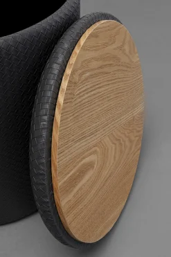 KARE Design Sbagello Venezia Storage nero Ø40cm - KARE></noscript> Pouf