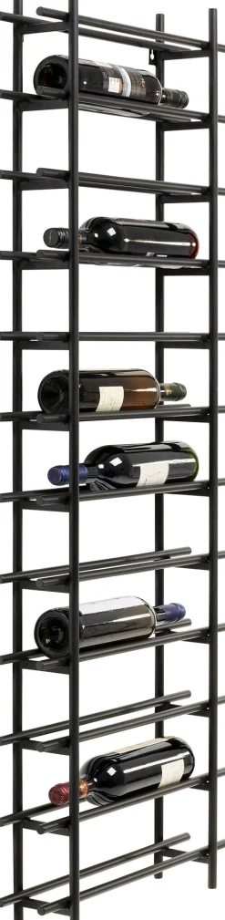 KARE Design Scaffale portabottiglie Cape Town nero 45x136cm - KARE></noscript> Portabottiglie