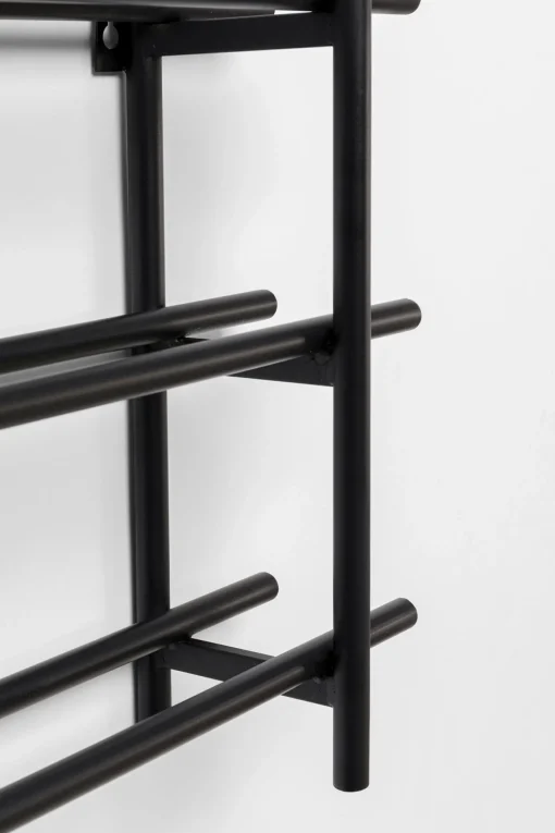 KARE Design Scaffale portabottiglie Cape Town nero 80x34cm - KARE> Portabottiglie