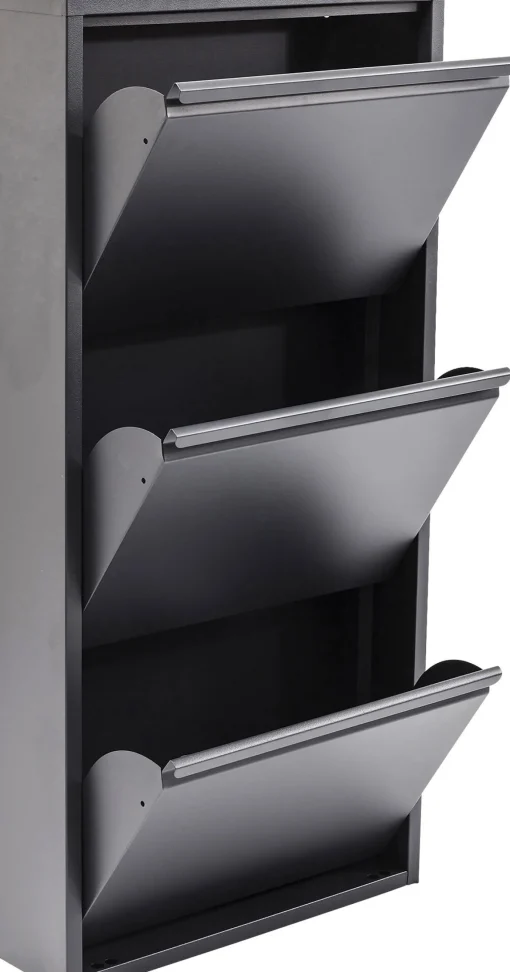 KARE Design Scarpiera Caruso 3 Antracite (Mailorder) - KARE> Scarpiera