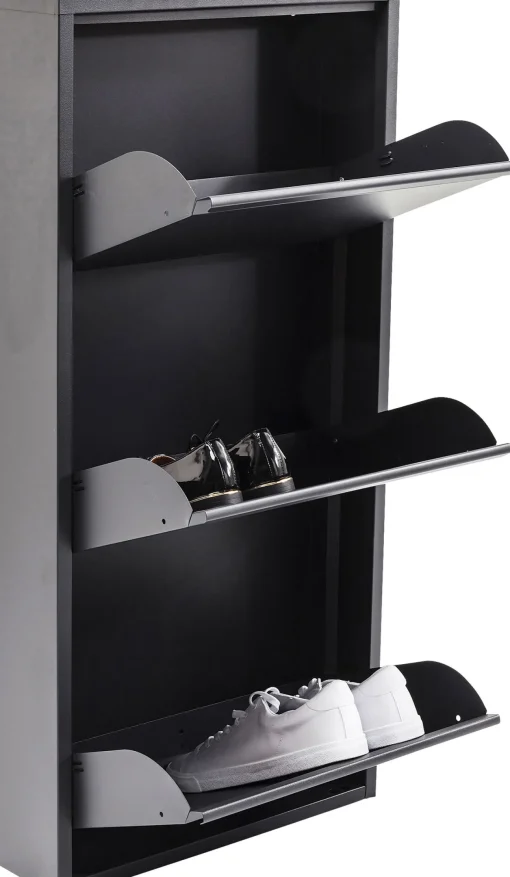 KARE Design Scarpiera Caruso 3 Antracite (Mailorder) - KARE> Scarpiera