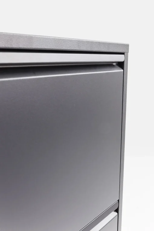 KARE Design Scarpiera Caruso 3 Antracite (Mailorder) - KARE> Scarpiera