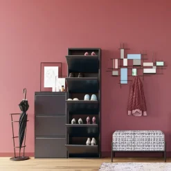 KARE Design Scarpiera Caruso 5 Antracite (Mailorder) - KARE> Scarpiera