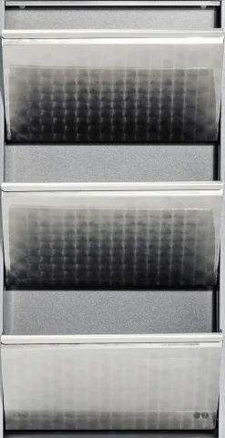 KARE Design Scarpiera Caruso 3 Argento/Spazzolato (Mailorder) - KARE></noscript> Scarpiera