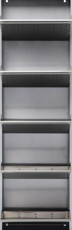 KARE Design Scarpiera Caruso 5 Argento/Spazzolato - KARE> Scarpiera