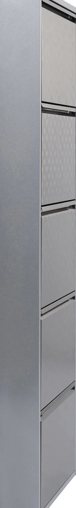 KARE Design Scarpiera Caruso 5 Argento/Spazzolato (Mailorder) - KARE></noscript> Scarpiera