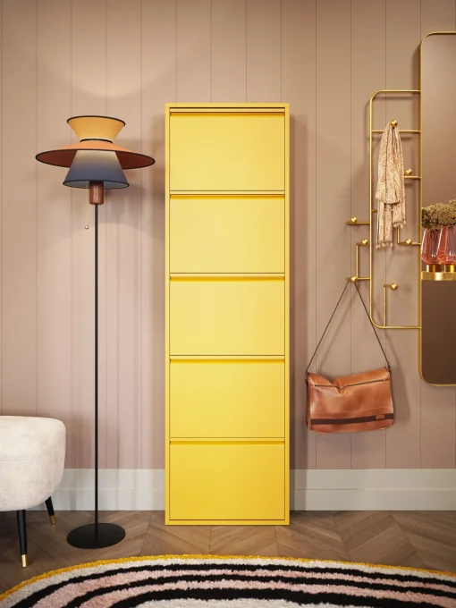 KARE Design Scarpiera Caruso 5 giallo (MO) - KARE> Scarpiera