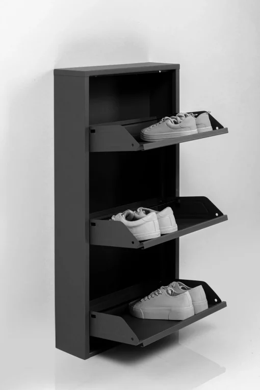 KARE Design Scarpiera Caruso 3 nero (MO) - KARE> Scarpiera