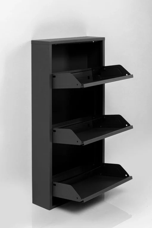 KARE Design Scarpiera Caruso 3 nero (MO) - KARE> Scarpiera