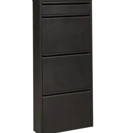 KARE Design Scarpiera Caruso 3 Plus 1 Nero - KARE> Scarpiera