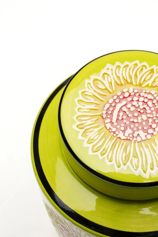 KARE Design Scatola deco Big Bloom verde 27cm - KARE> Statuette Decorative