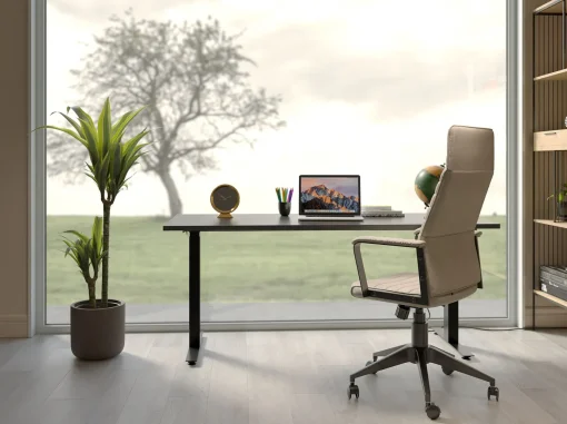 KARE Design Scrivania Office nero nero 140x70 - KARE> Scrivanie