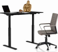 KARE Design Scrivania Office nero nero 120x70 - KARE></noscript> Scrivanie