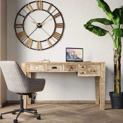 KARE Design Scrivania Puro 135x60CM 6 cassetti - KARE> Scrivanie