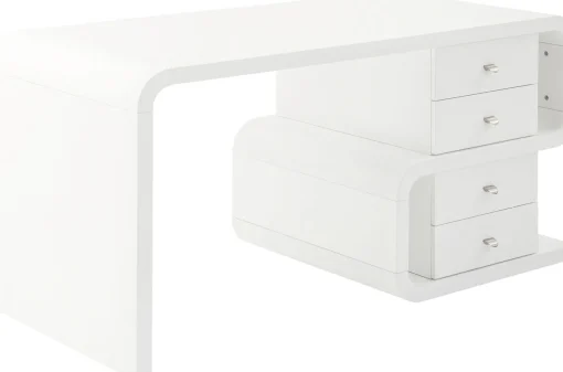 KARE Design Scrivania Snake Club bianca 150x70cm - KARE> Scrivanie