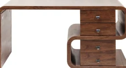 KARE Design Scrivania Soft Snake Noce 150x70cm - KARE> Scrivanie