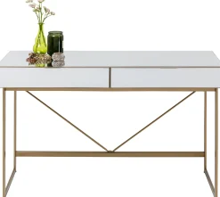 KARE Design Scrivania Soran oro 120x50cm - KARE> Scrivanie