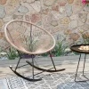 KARE Design Sedia a dondolo Acapulco Natur - KARE> Poltrone