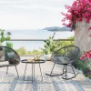 KARE Design Sedia a dondolo Acapulco nero - KARE> Poltrone