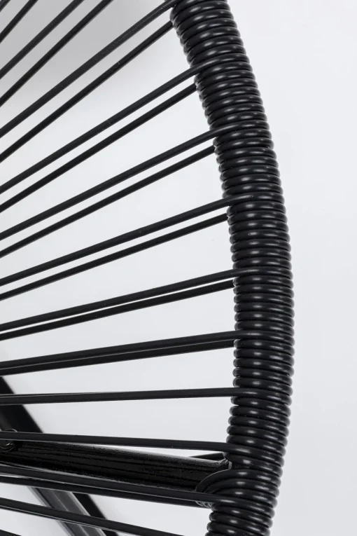KARE Design Sedia a dondolo Acapulco nero - KARE> Poltrone