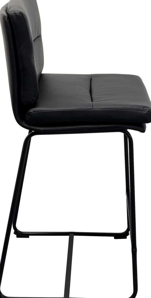 KARE Design Sedia bar Ginny Nero 75cm - KARE> Sgabelli Bar