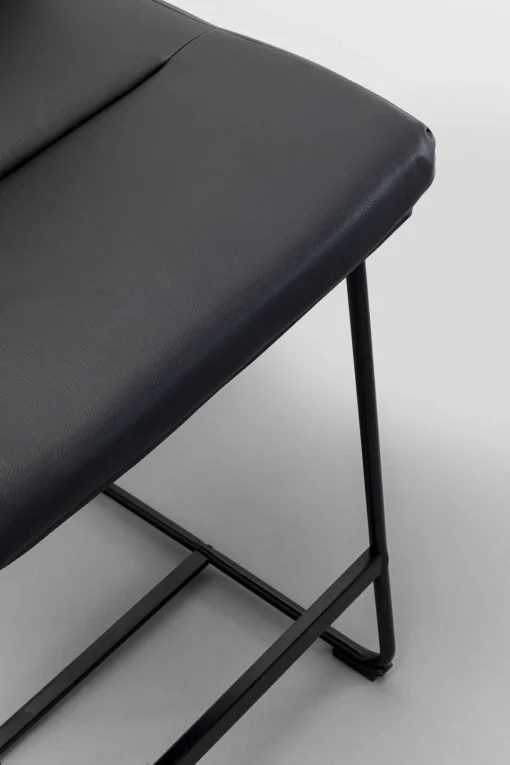 KARE Design Sedia bar Ginny Nero 75cm - KARE> Sgabelli Bar